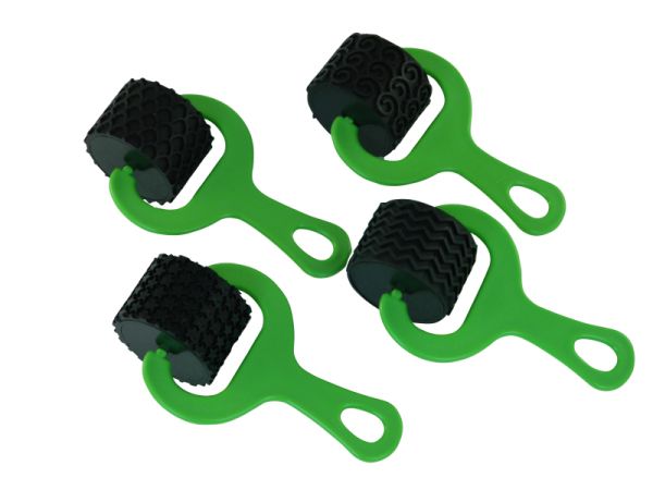 Paint & Dough Explorers (4) - Set 3 (Green Handle)