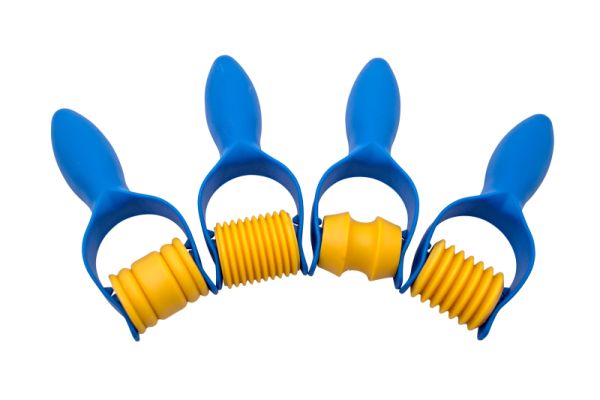 Muster- und Knet-Roller 4er Set