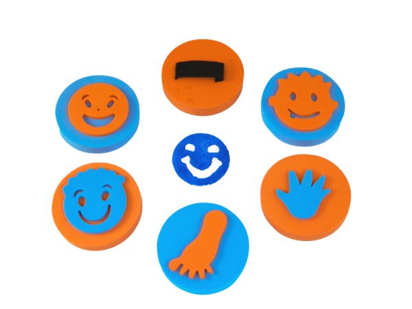 Handflächenstempel Fun 6er Set