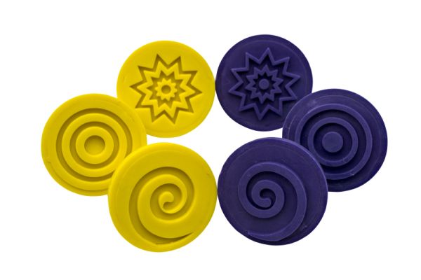 Click-together Opposites Stampers (6) Set 2