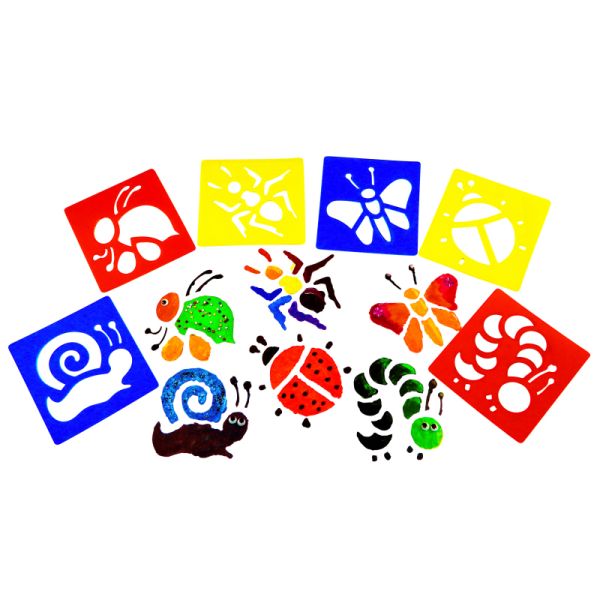 Stencil Washable Bugs
