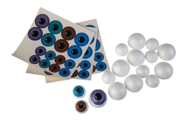 3D Eyes domed set of 16