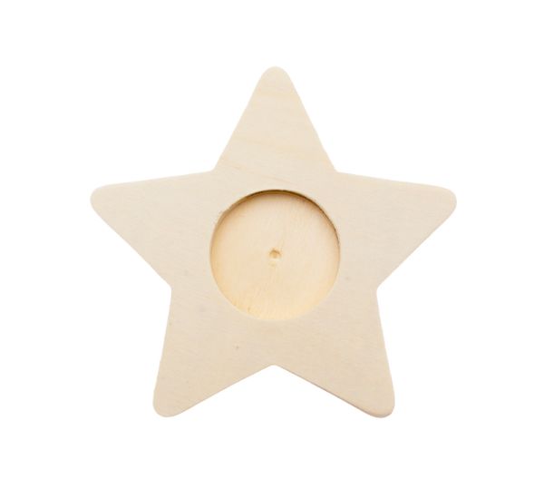 Tea Light Holder Star set of 3