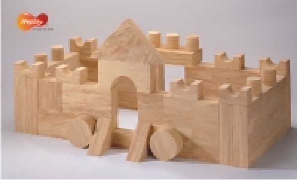Softwood blocks 68 pcs